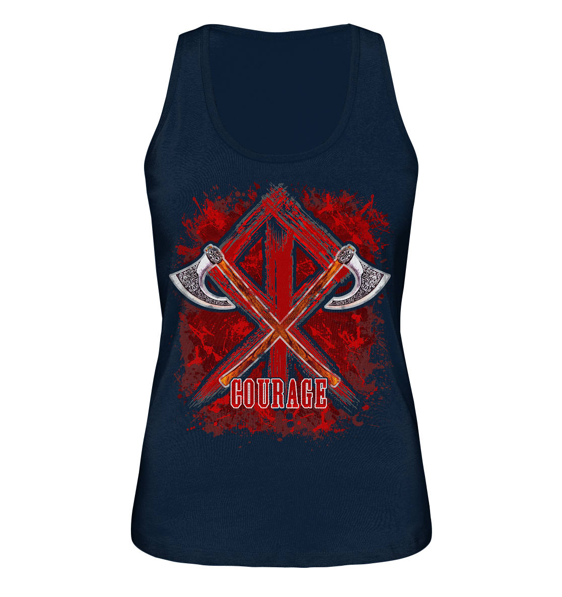 Wikinger Courage - Ladies Organic Tank-Top