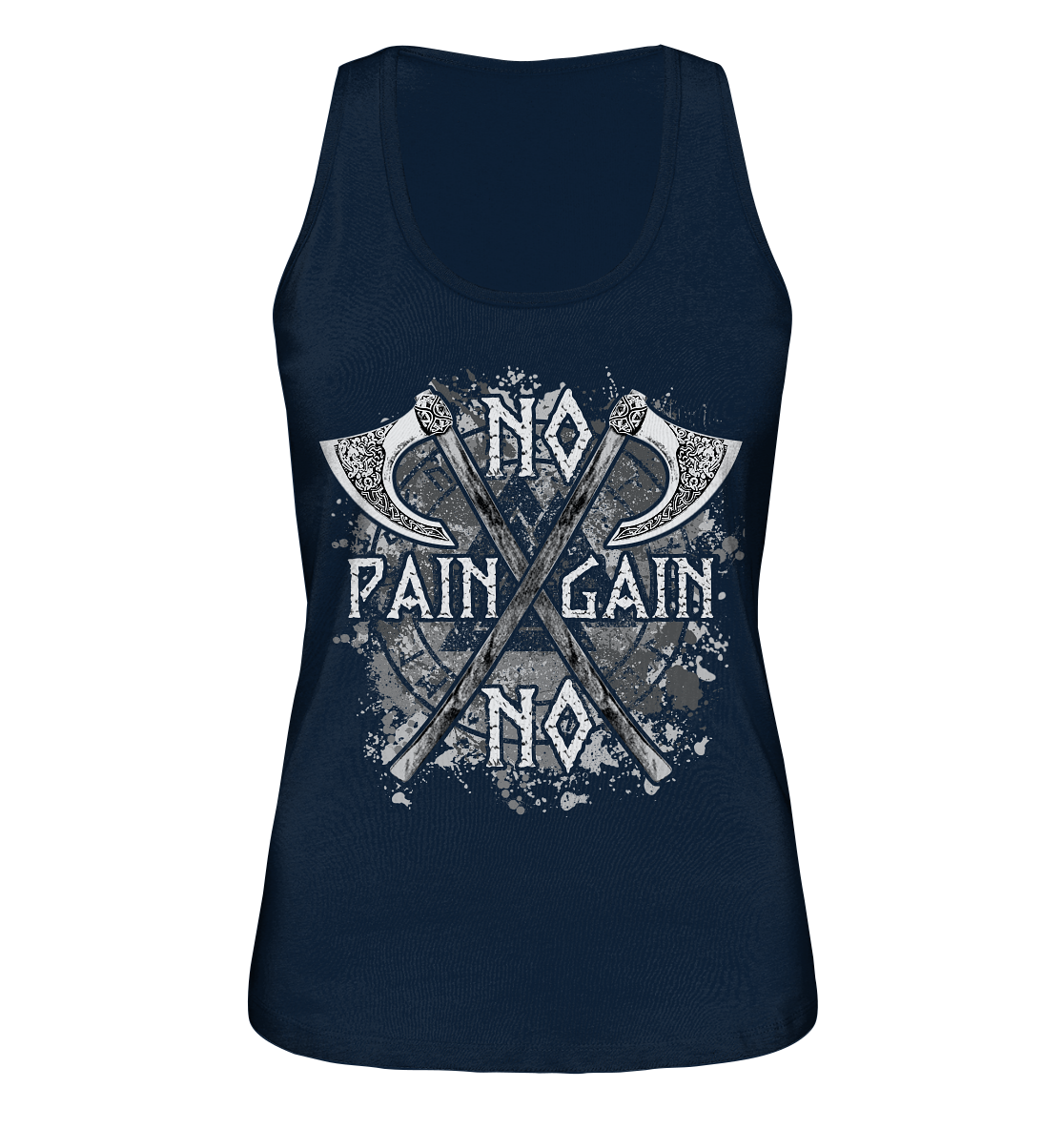 No Pain No Gain - Ladies Organic Tank-Top