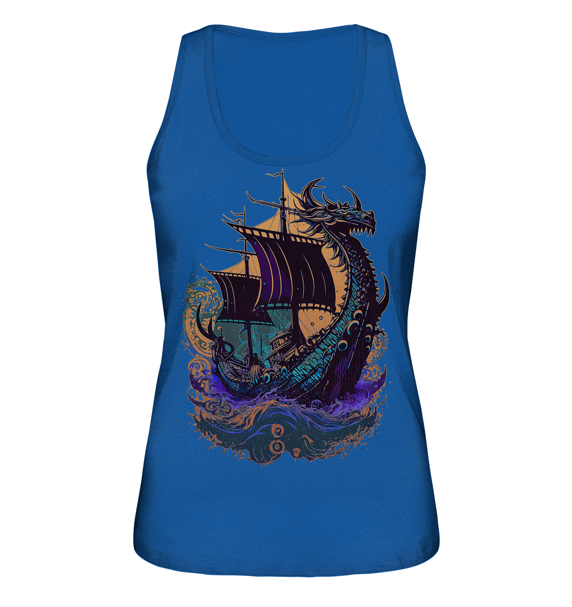 Wikinger Drachenschiff - Ladies Organic Tank-Top