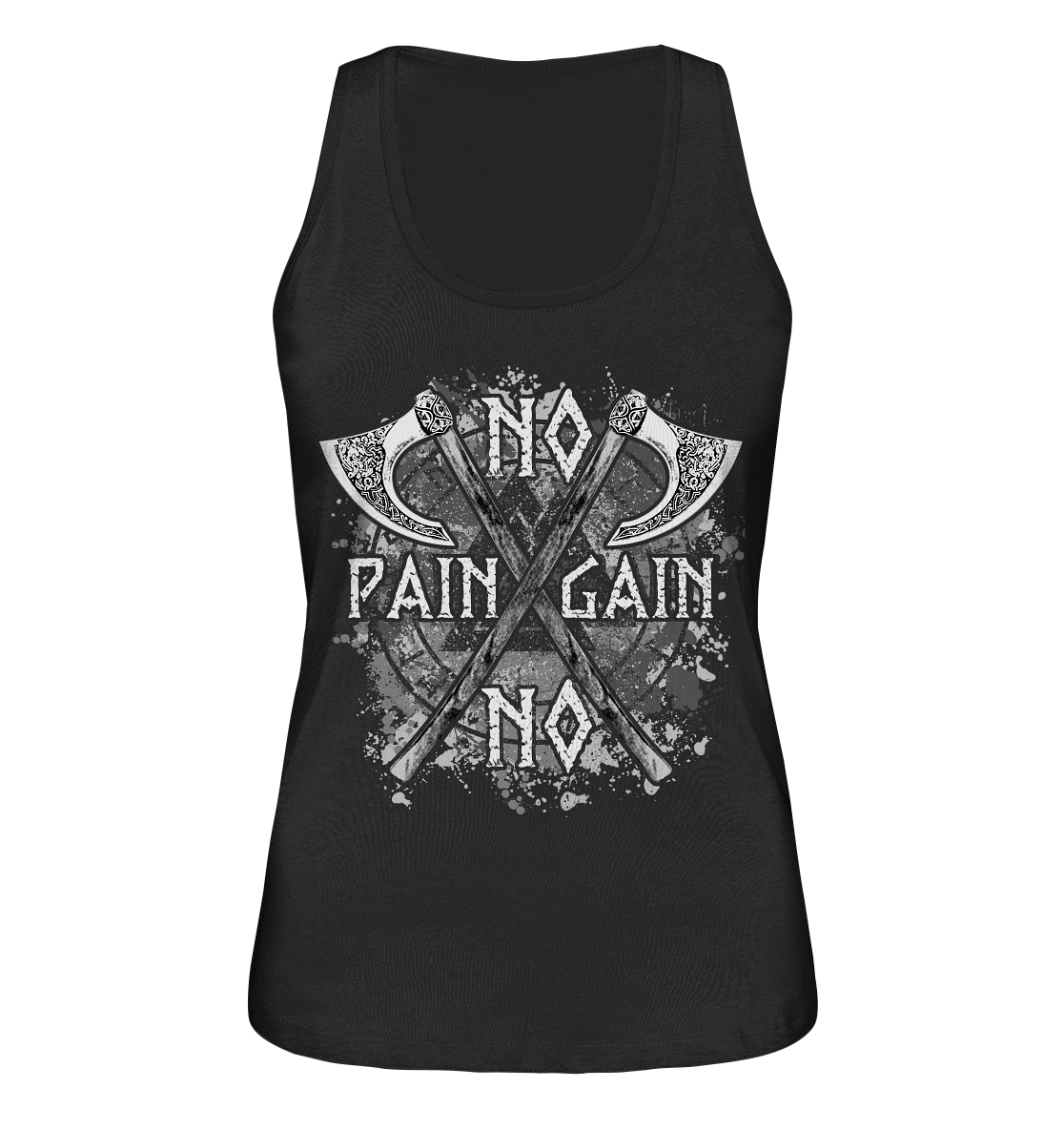 No Pain No Gain - Ladies Organic Tank-Top