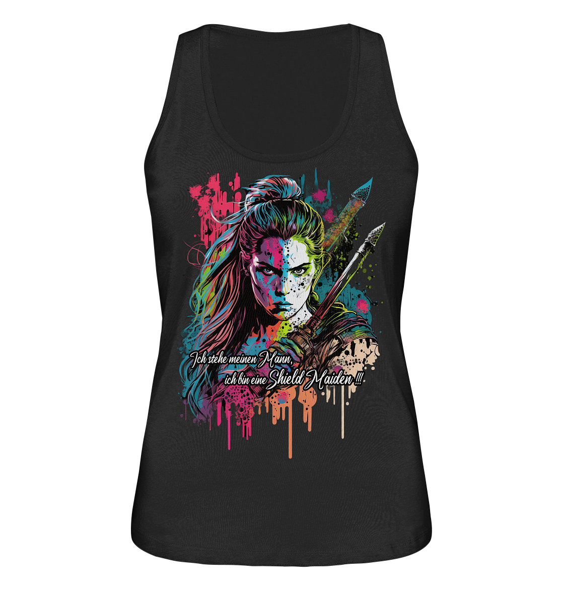 Shield Maiden Ich Stehe Meinen Mann - Ladies Organic Tank-Top