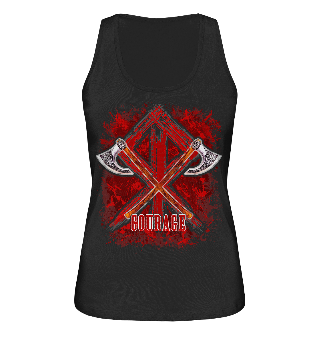 Wikinger Courage - Ladies Organic Tank-Top