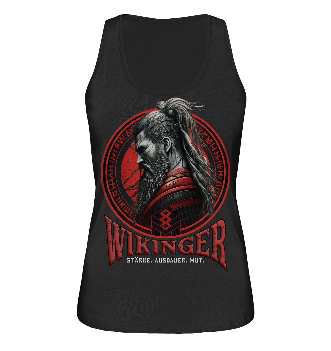 Wikinger Stärke Ausdauer Mut - Ladies Organic Tank-Top