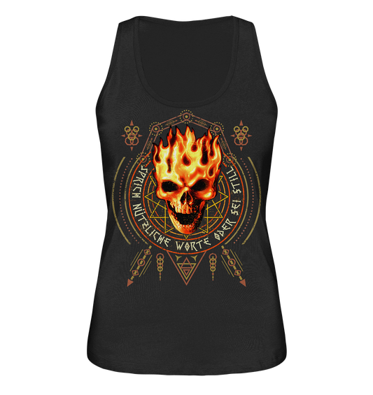 Sprich nützliche Worte - Ladies Organic Tank-Top
