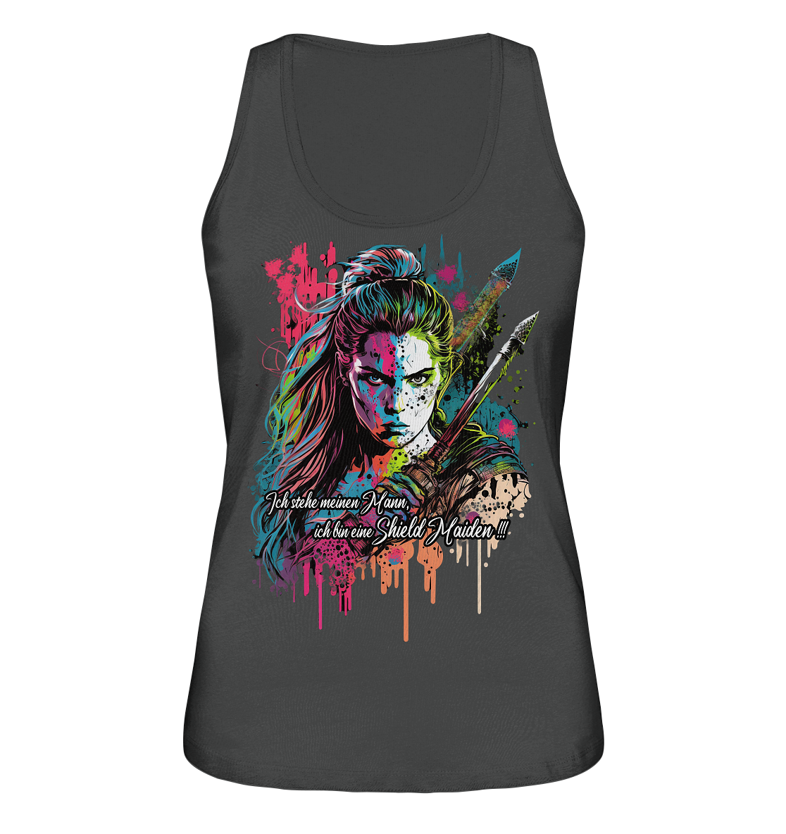 Shield Maiden Ich Stehe Meinen Mann - Ladies Organic Tank-Top