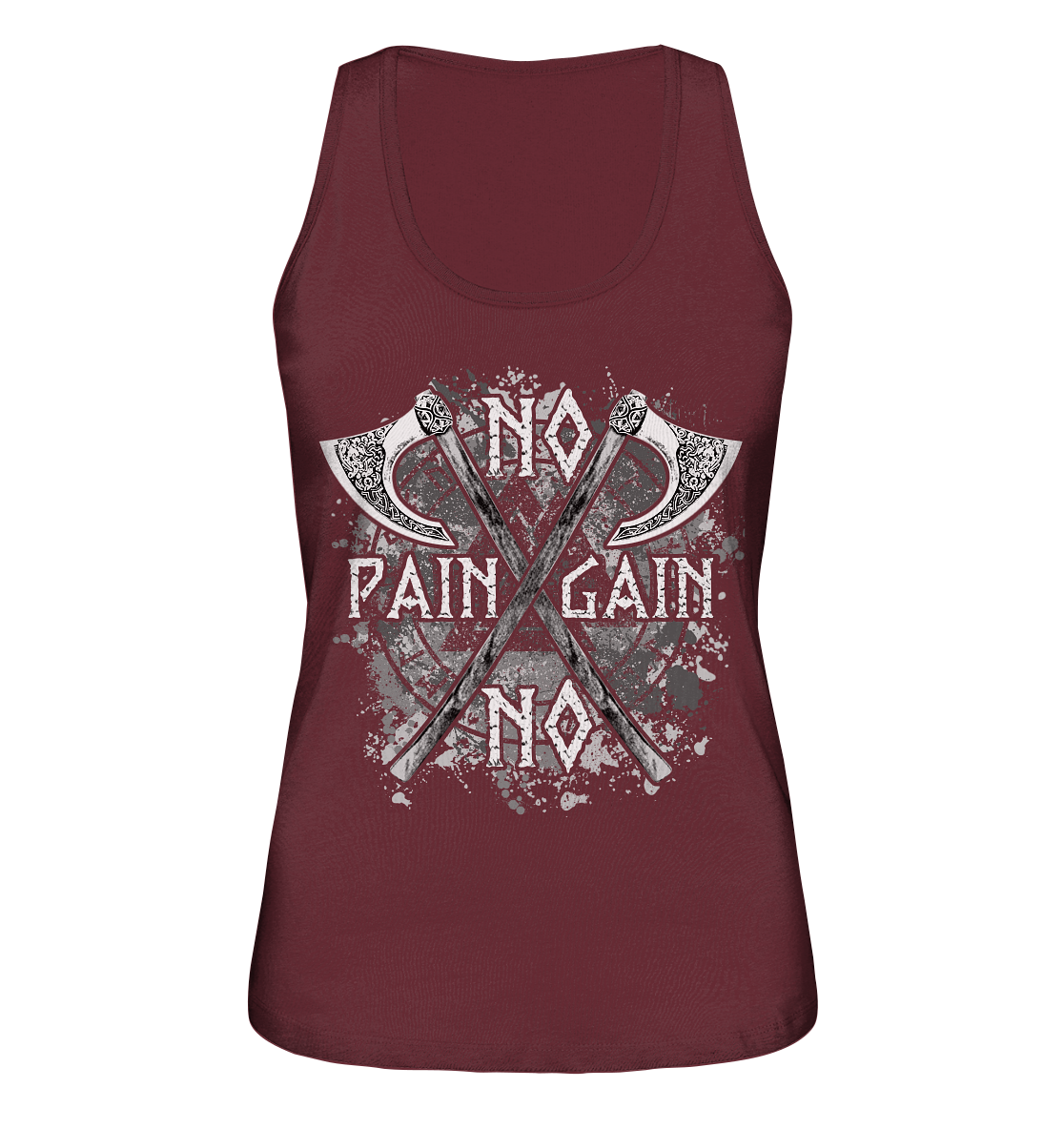 No Pain No Gain - Ladies Organic Tank-Top
