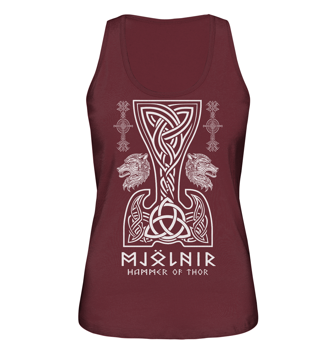 Mjölnir Hammer of Thor - Ladies Organic Tank-Top