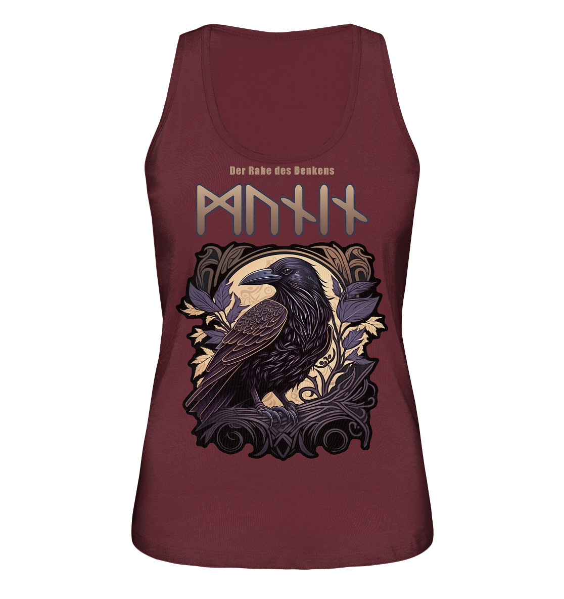 Munin Der Rabe Des Denkes - Ladies Organic Tank-Top