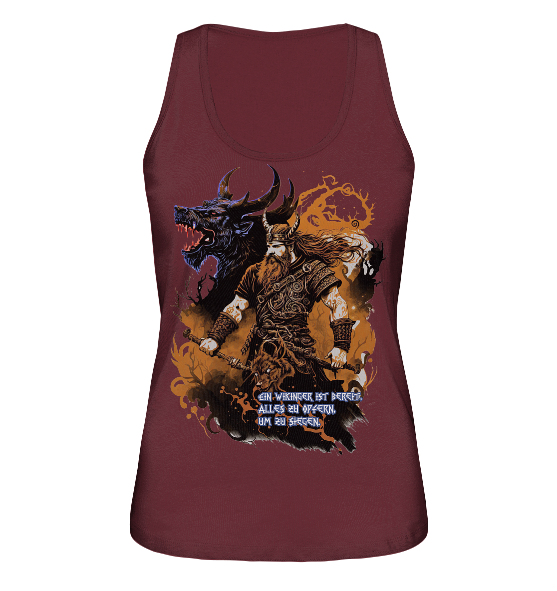 Wikinger Ist Bereit Alles Zu Opfern - Ladies Organic Tank-Top