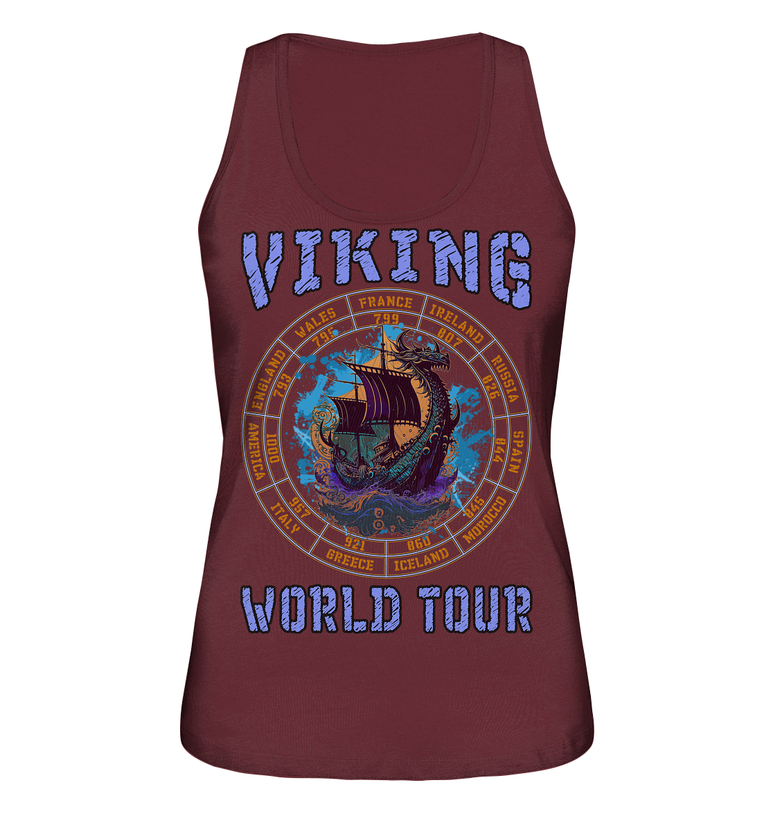 Wikinger Welttournee - Ladies Organic Tank-Top