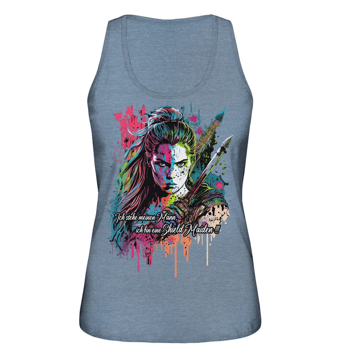 Shield Maiden Ich Stehe Meinen Mann - Ladies Organic Tank-Top