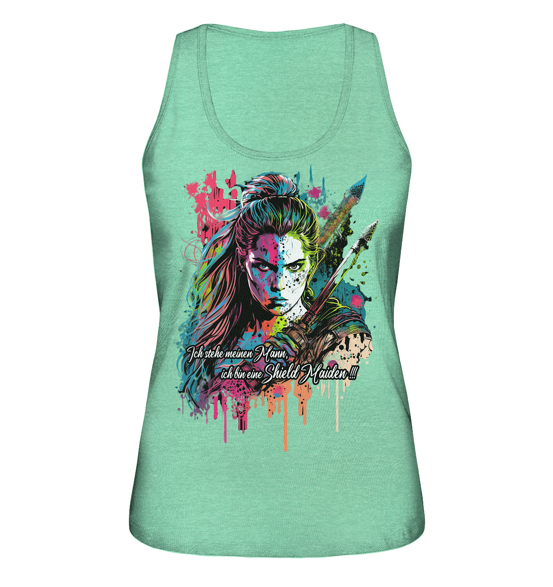 Shield Maiden Ich Stehe Meinen Mann - Ladies Organic Tank-Top