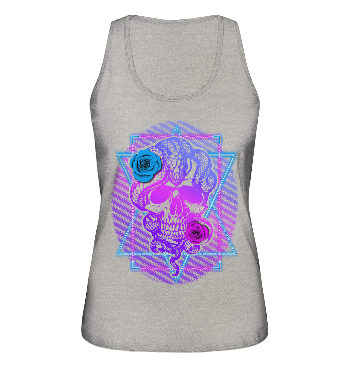 Schädel Schlange - Ladies Organic Tank-Top