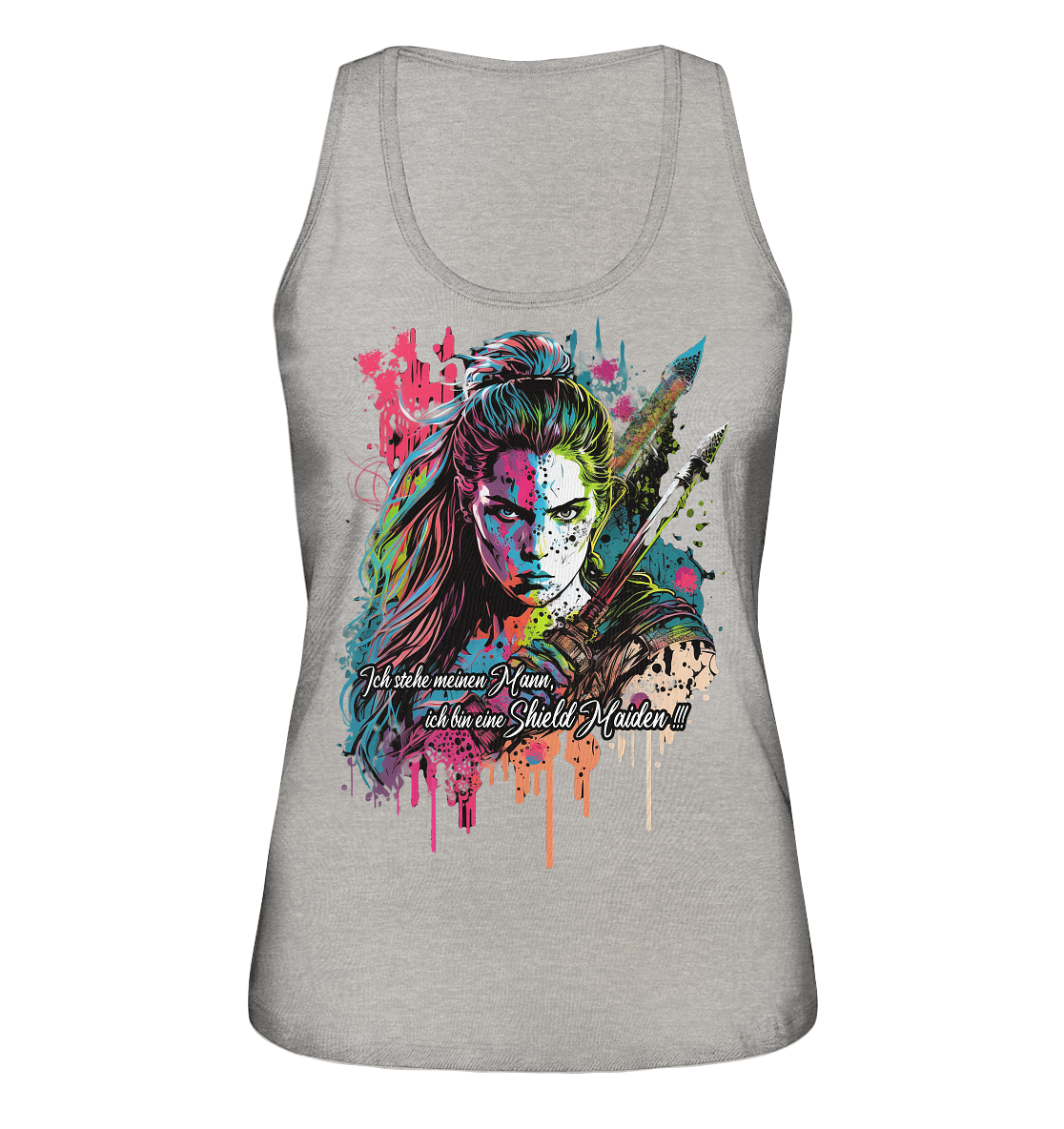 Shield Maiden Ich Stehe Meinen Mann - Ladies Organic Tank-Top