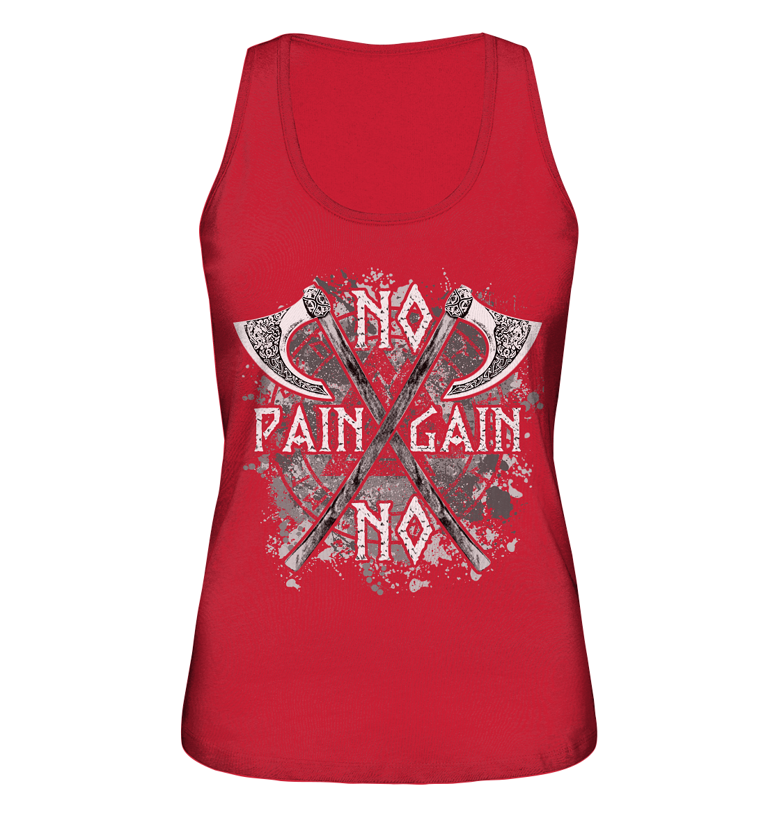 No Pain No Gain - Ladies Organic Tank-Top