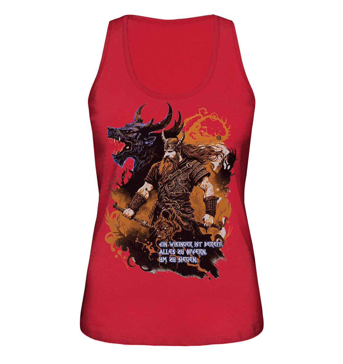 Wikinger Ist Bereit Alles Zu Opfern - Ladies Organic Tank-Top