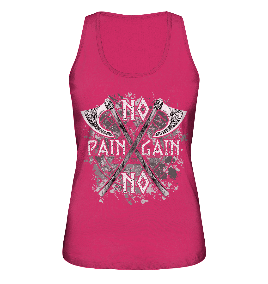 No Pain No Gain - Ladies Organic Tank-Top