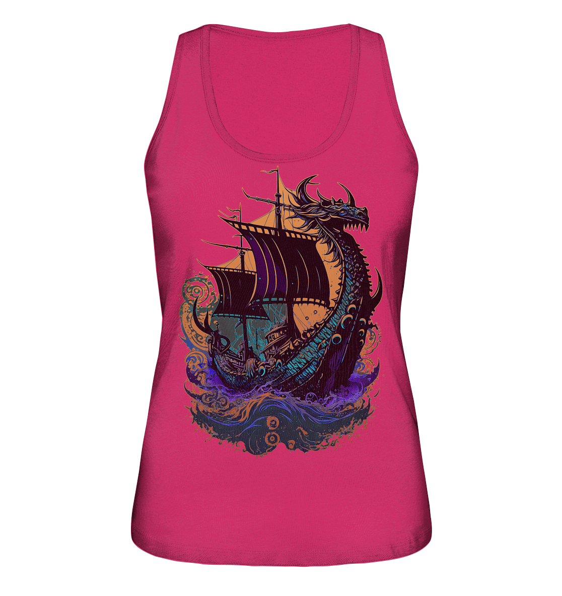 Wikinger Drachenschiff - Ladies Organic Tank-Top