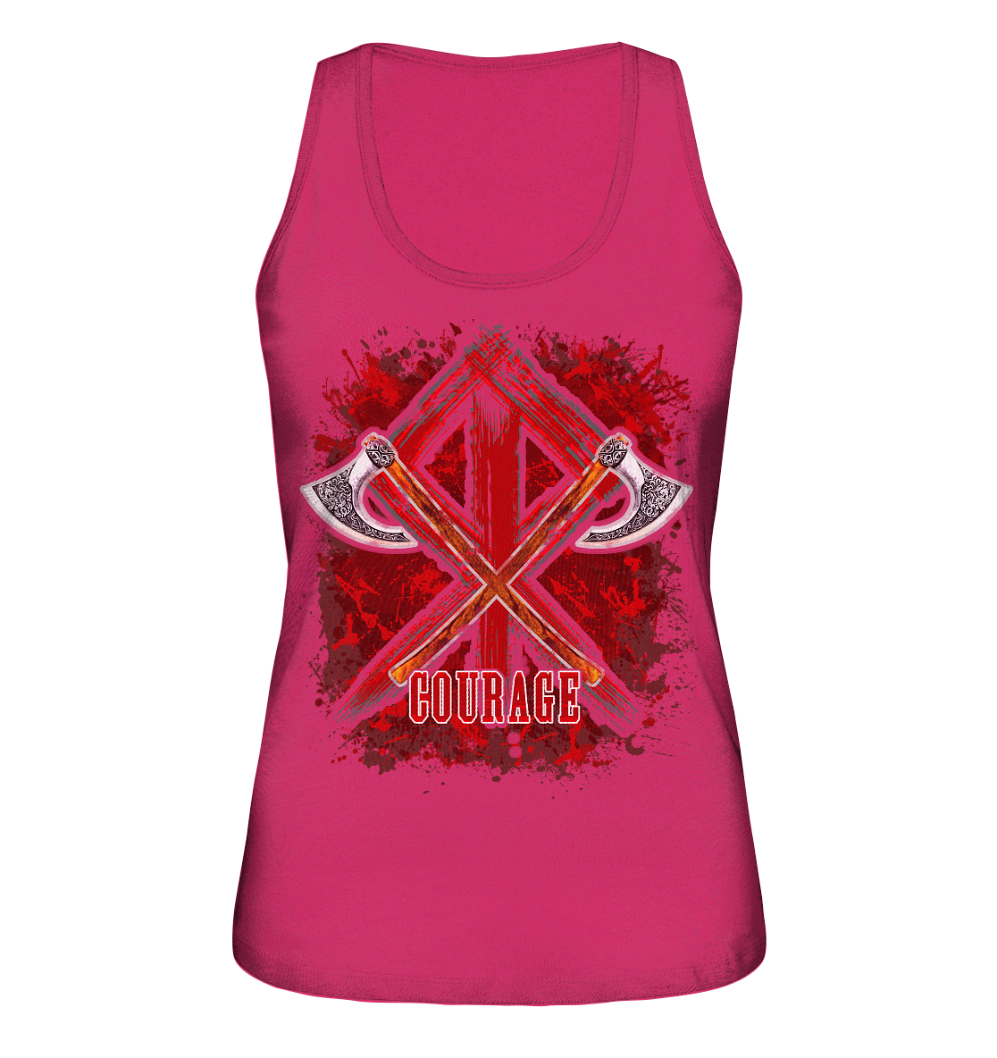 Wikinger Courage - Ladies Organic Tank-Top