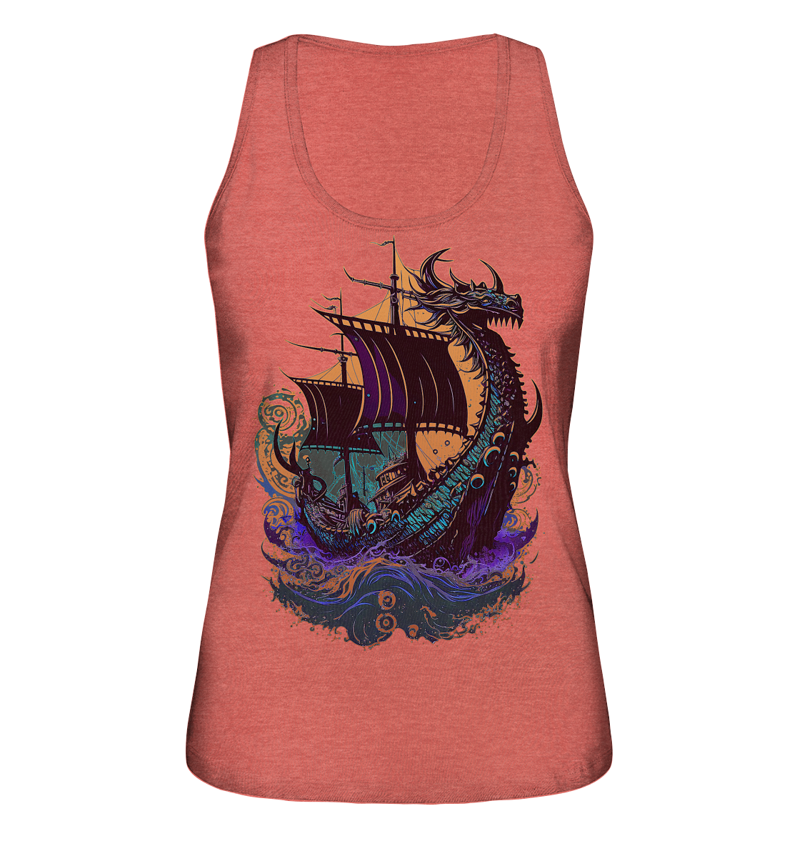Wikinger Drachenschiff - Ladies Organic Tank-Top