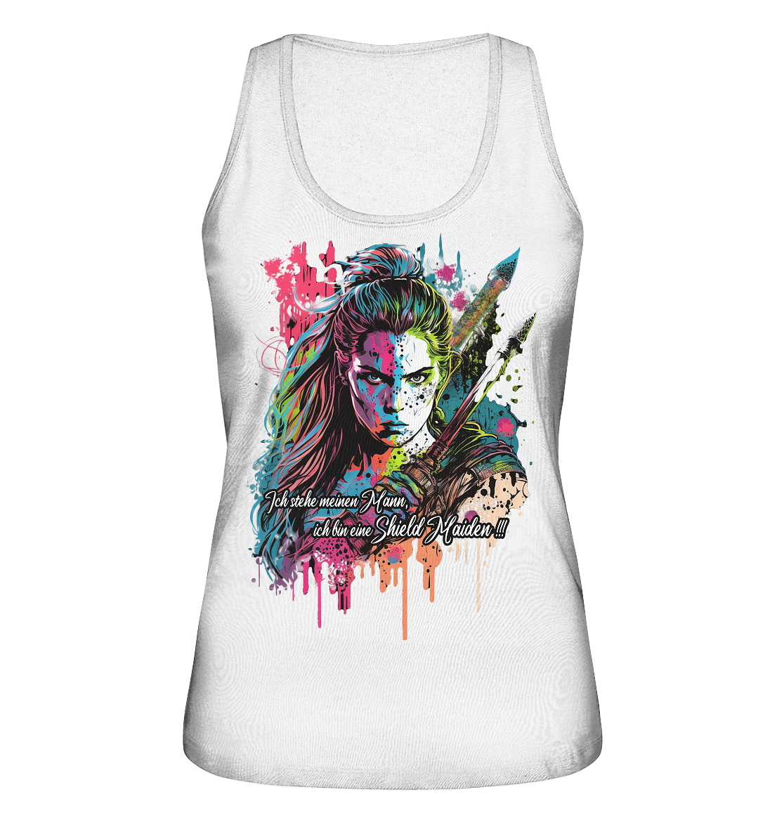 Shield Maiden Ich Stehe Meinen Mann - Ladies Organic Tank-Top