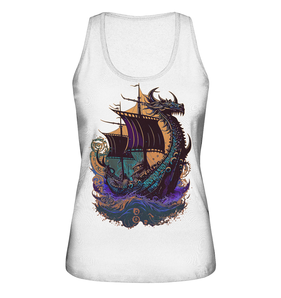 Wikinger Drachenschiff - Ladies Organic Tank-Top