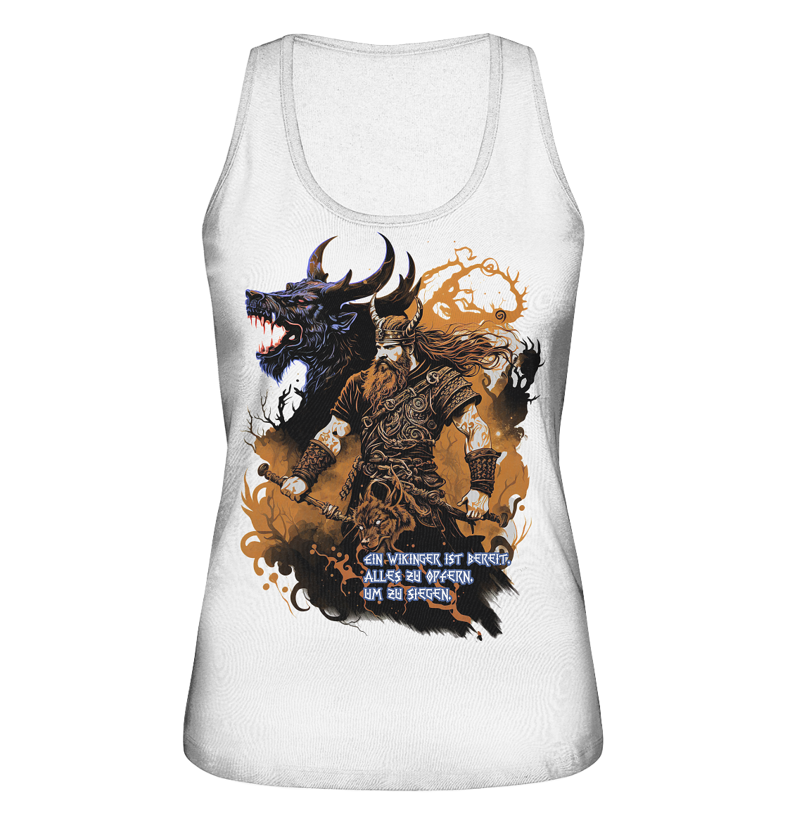 Wikinger Ist Bereit Alles Zu Opfern - Ladies Organic Tank-Top