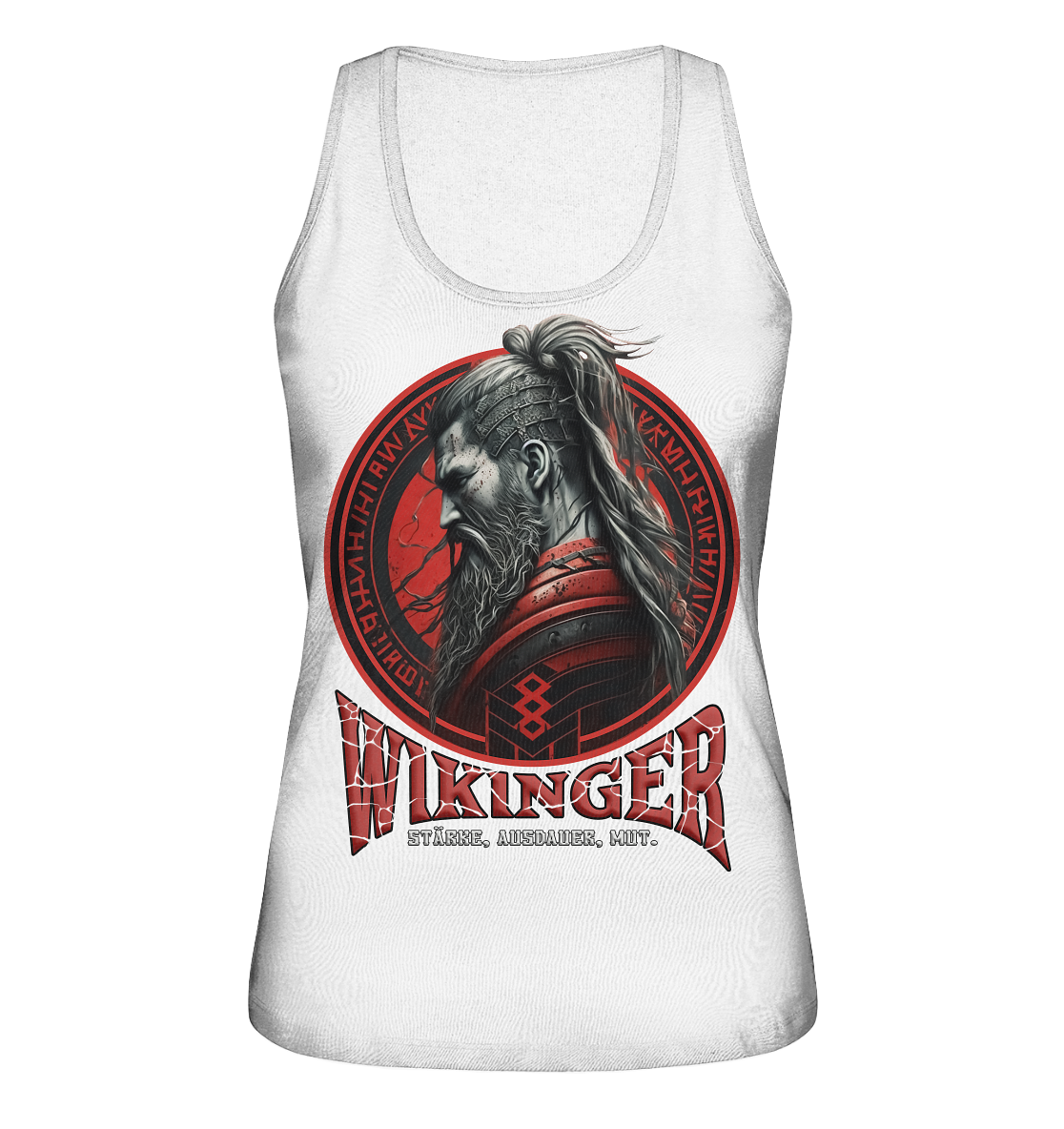 Wikinger Stärke Ausdauer Mut - Ladies Organic Tank-Top