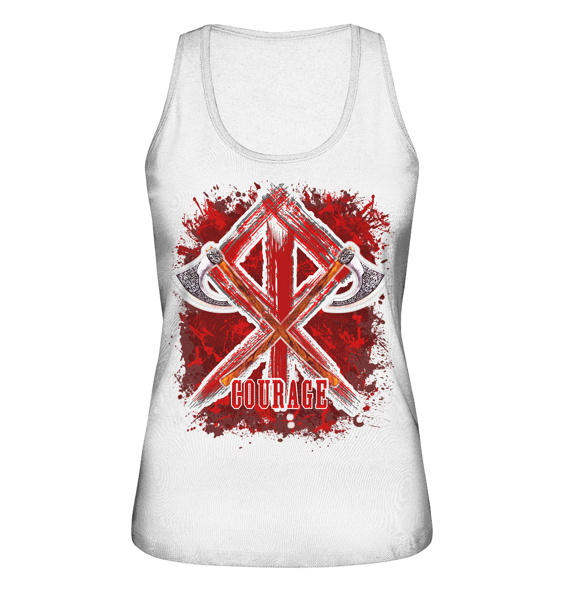 Wikinger Courage - Ladies Organic Tank-Top