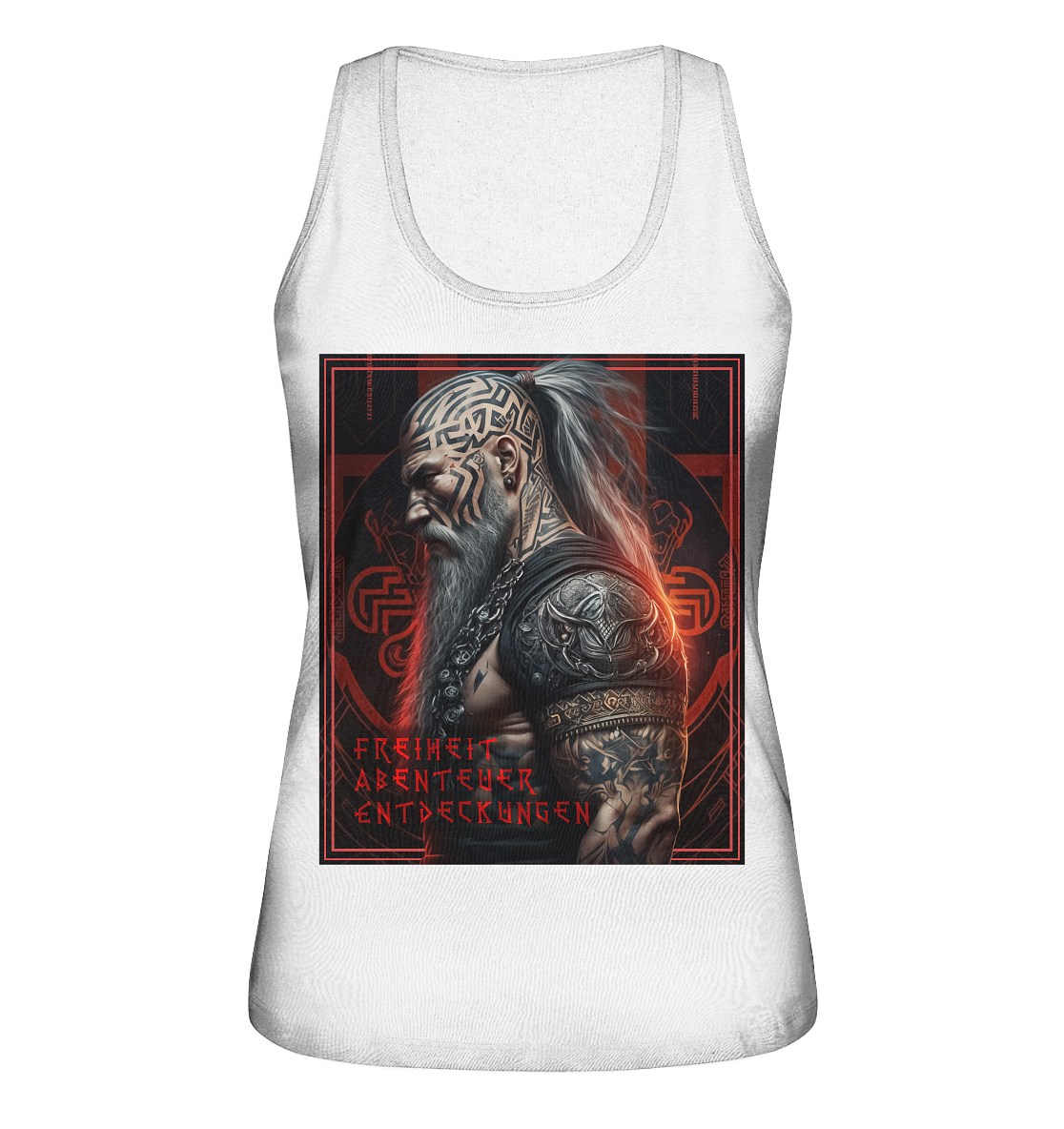 Wikinger Freiheit Abenteuer Entdeckungen - Ladies Organic Tank-Top