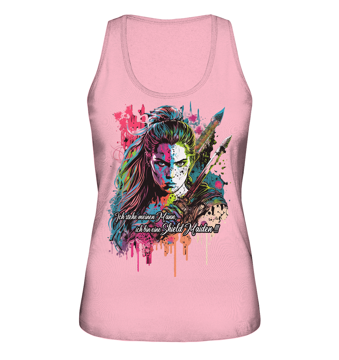 Shield Maiden Ich Stehe Meinen Mann - Ladies Organic Tank-Top