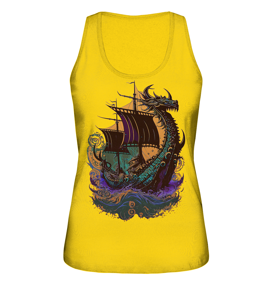 Wikinger Drachenschiff - Ladies Organic Tank-Top