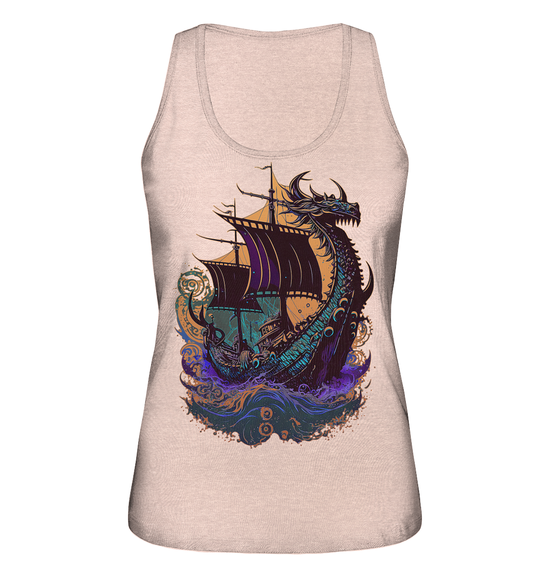 Wikinger Drachenschiff - Ladies Organic Tank-Top