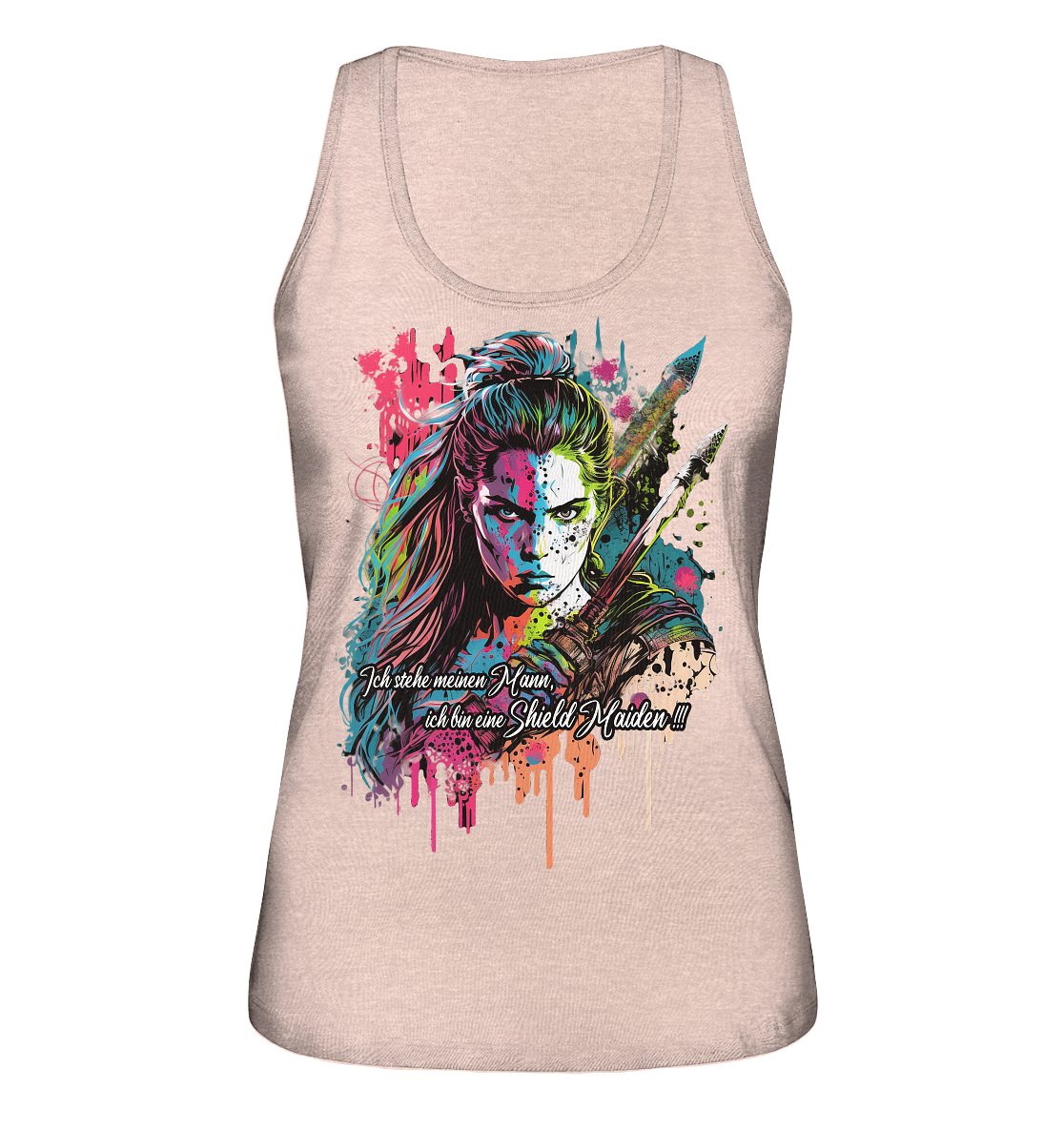 Shield Maiden Ich Stehe Meinen Mann - Ladies Organic Tank-Top