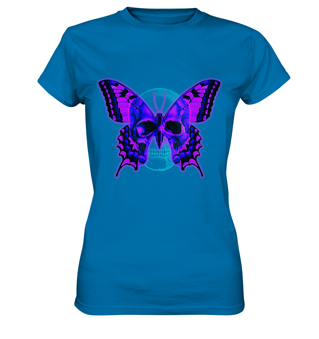 Butterfly Skull - Ladies Premium Shirt