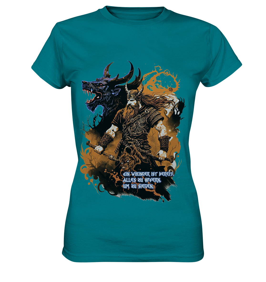 Wikinger Ist Bereit Alles Zu Opfern - Ladies Premium Shirt