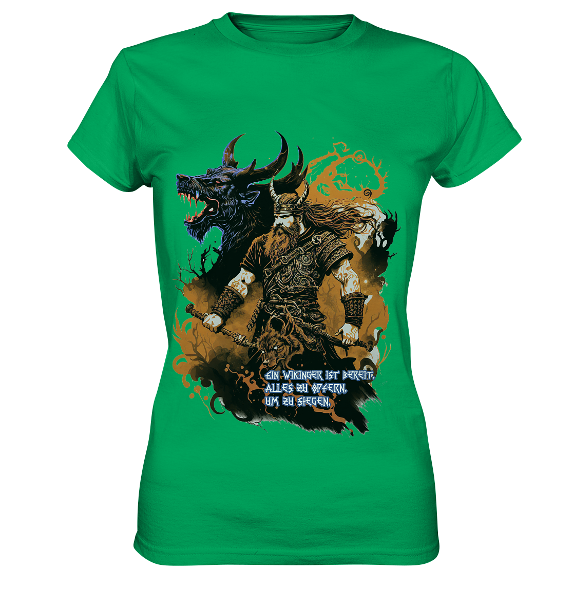 Wikinger Ist Bereit Alles Zu Opfern - Ladies Premium Shirt