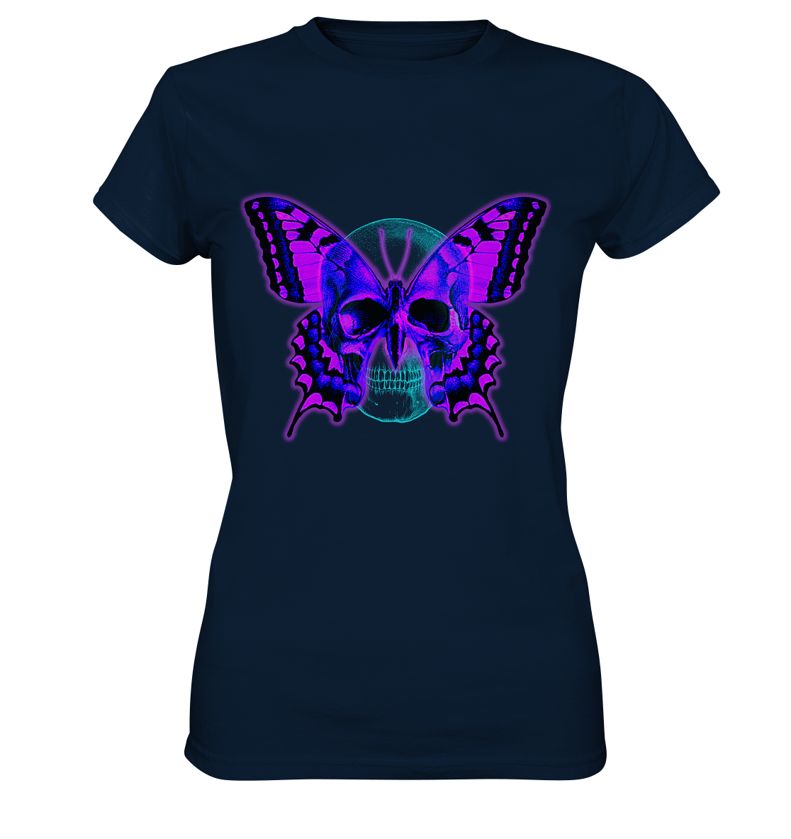 Butterfly Skull - Ladies Premium Shirt