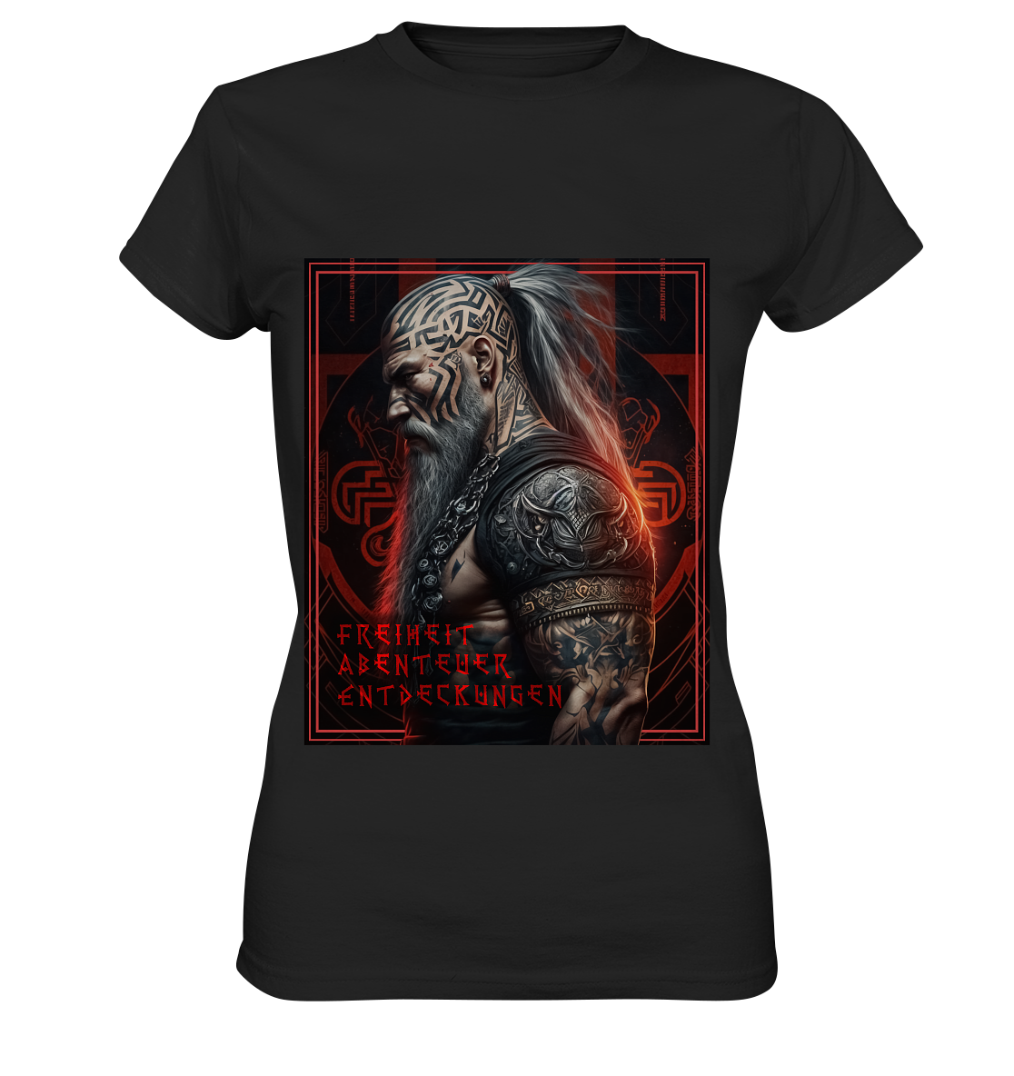 Wikinger Freiheit Abenteuer Entdeckungen - Ladies Premium Shirt