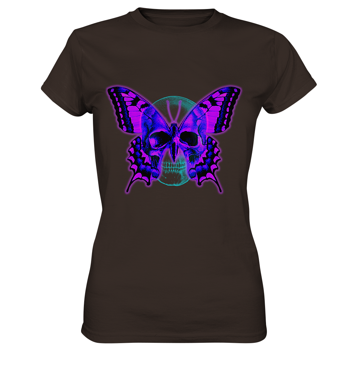 Butterfly Skull - Ladies Premium Shirt