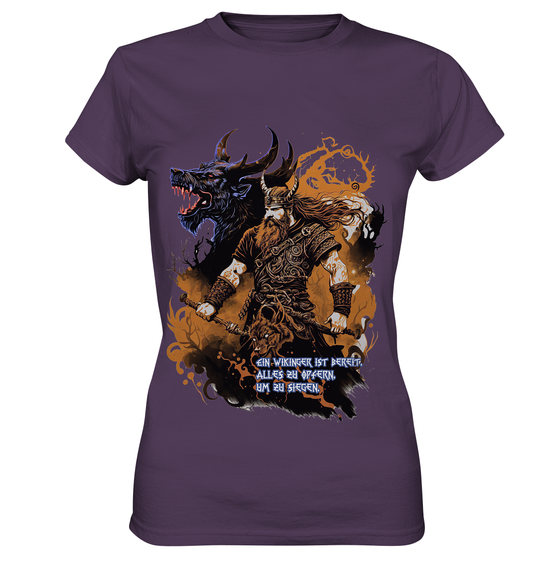 Wikinger Ist Bereit Alles Zu Opfern - Ladies Premium Shirt