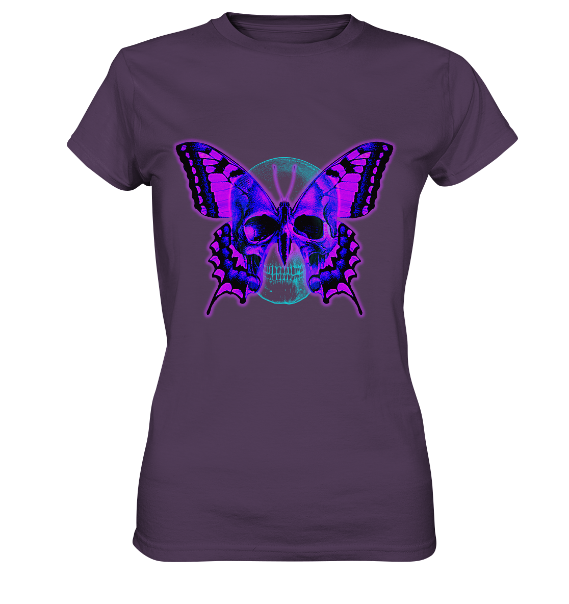 Butterfly Skull - Ladies Premium Shirt