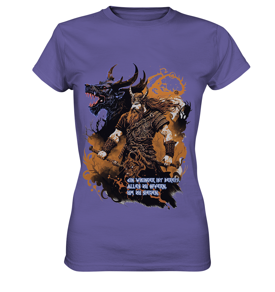 Wikinger Ist Bereit Alles Zu Opfern - Ladies Premium Shirt
