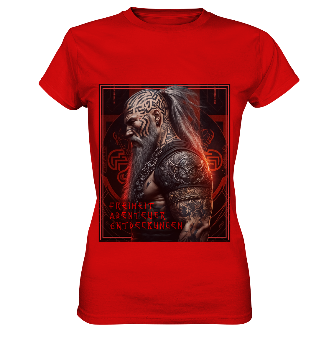 Wikinger Freiheit Abenteuer Entdeckungen - Ladies Premium Shirt