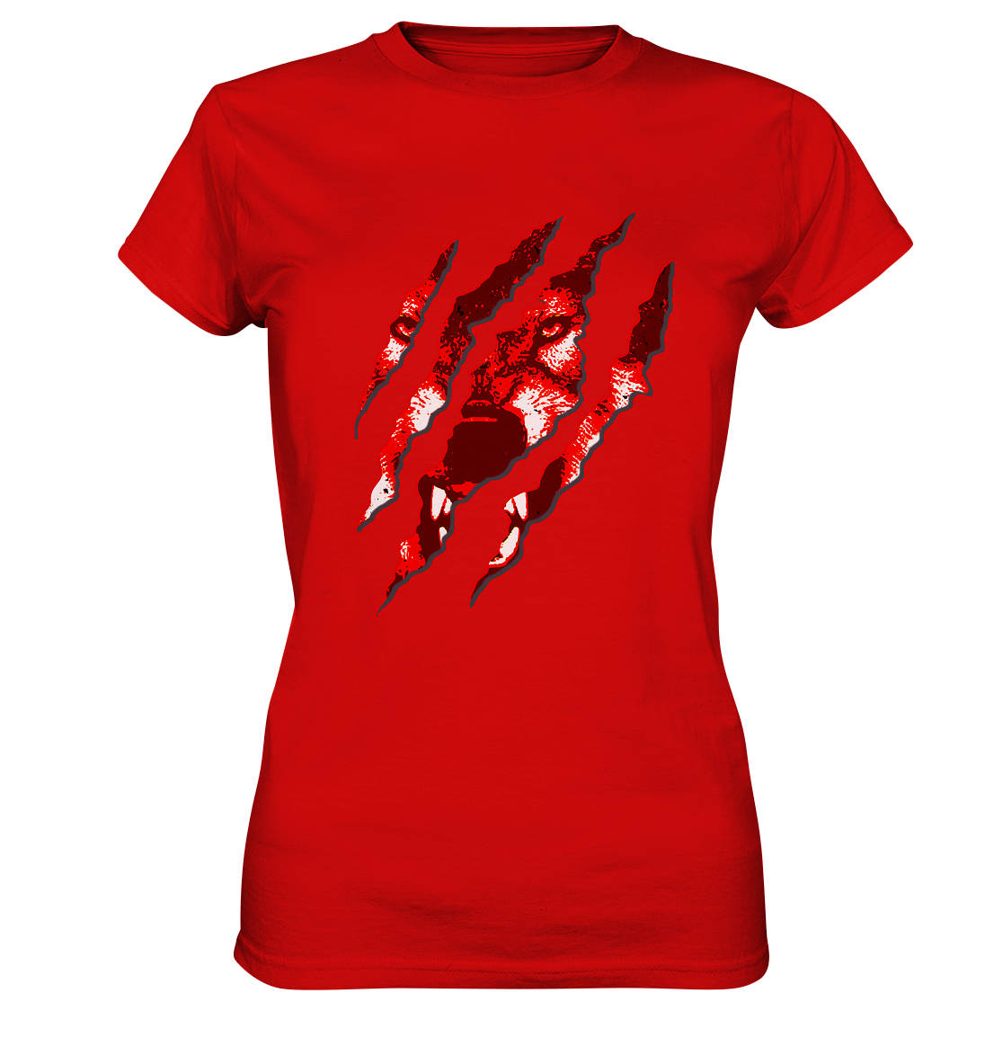 Fenrir Wolf Zerrissen - Ladies Premium Shirt
