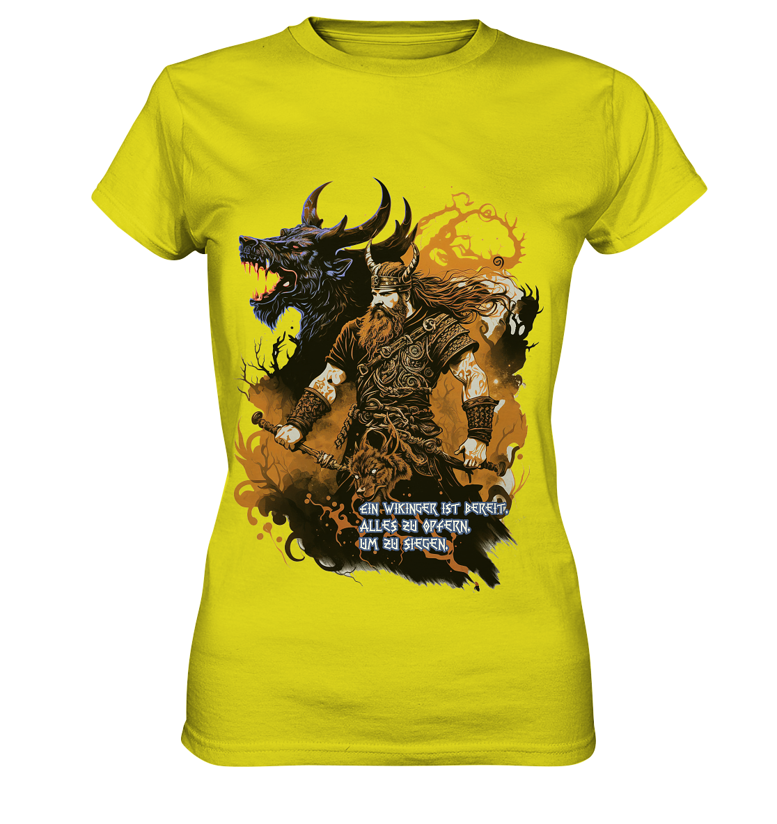 Wikinger Ist Bereit Alles Zu Opfern - Ladies Premium Shirt