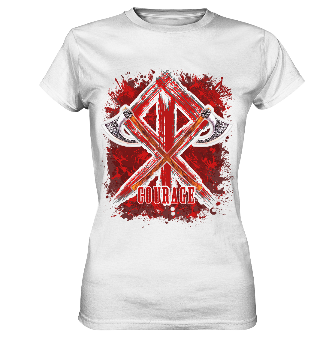 Wikinger Courage - Ladies Premium Shirt