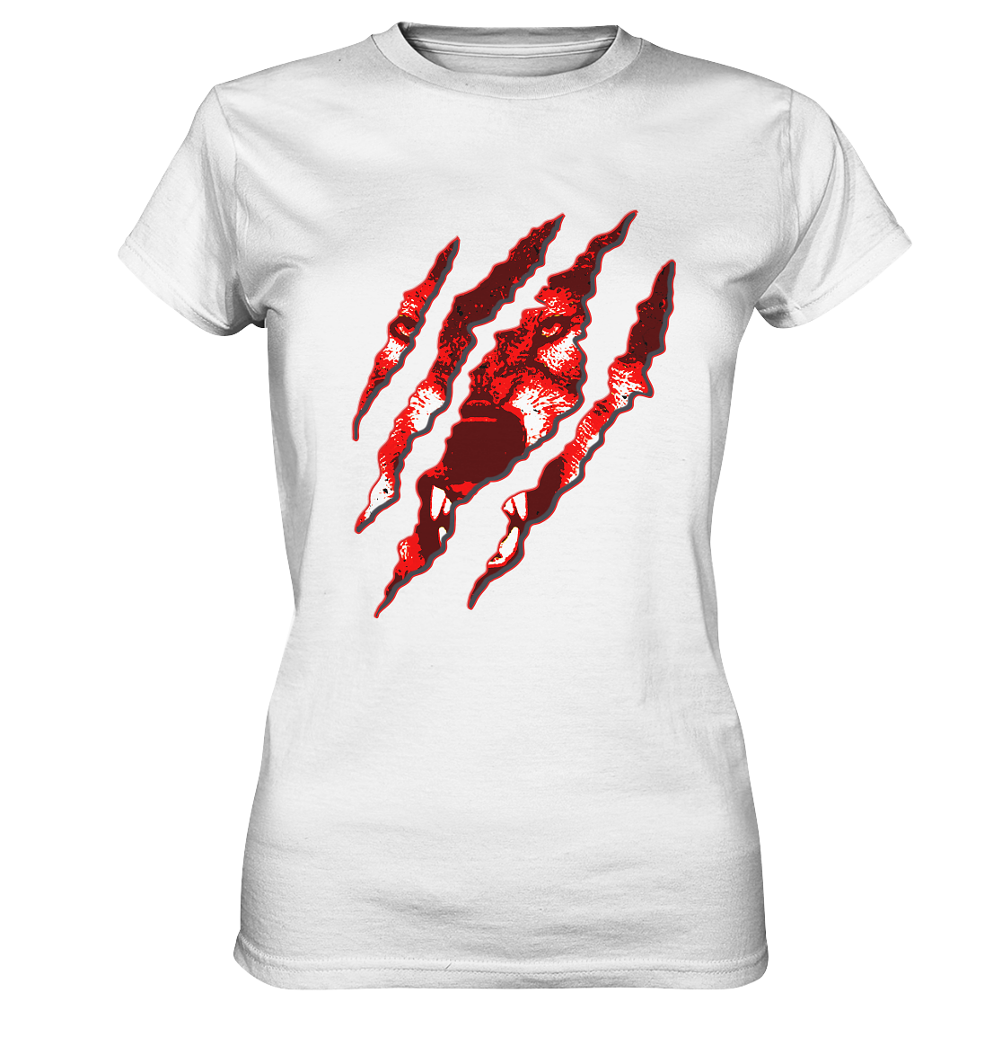 Fenrir Wolf Zerrissen - Ladies Premium Shirt
