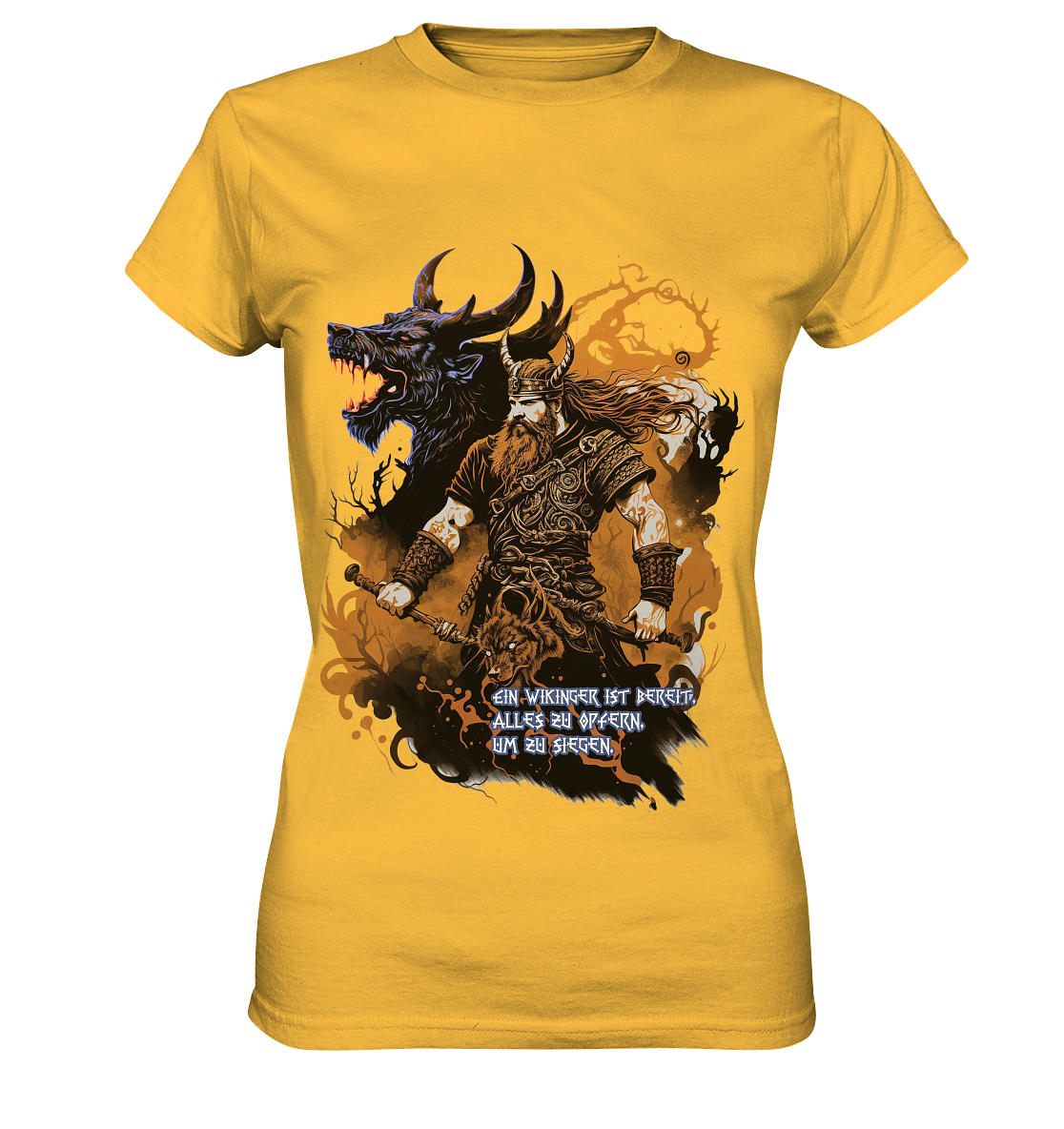 Wikinger Ist Bereit Alles Zu Opfern - Ladies Premium Shirt