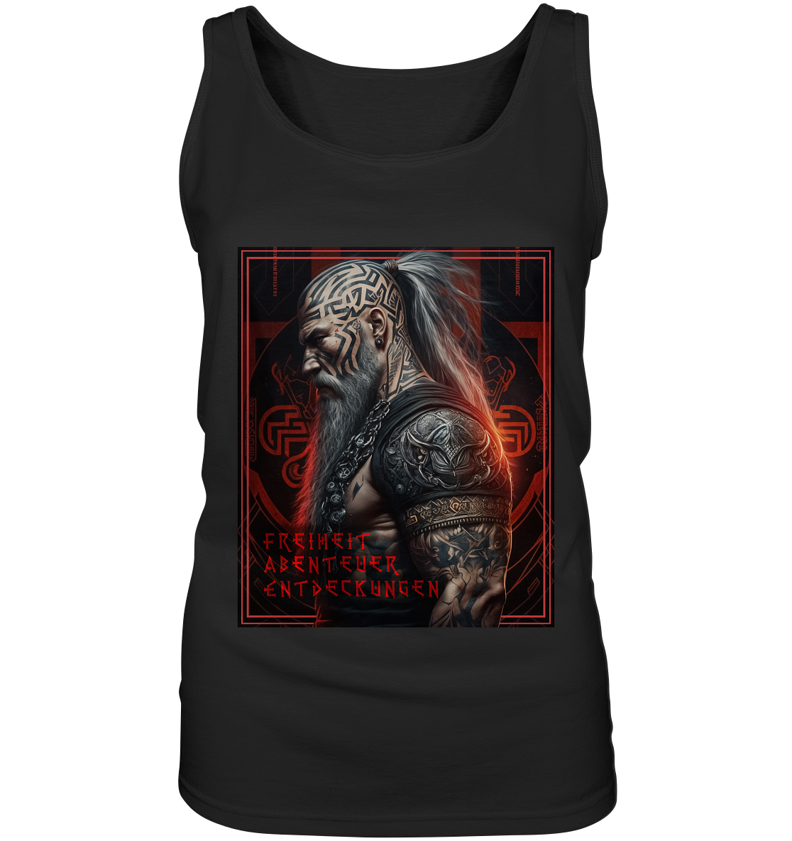 Wikinger Freiheit Abenteuer Entdeckungen - Ladies Tank-Top